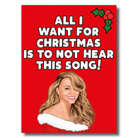 Stop This Song Christmas Card